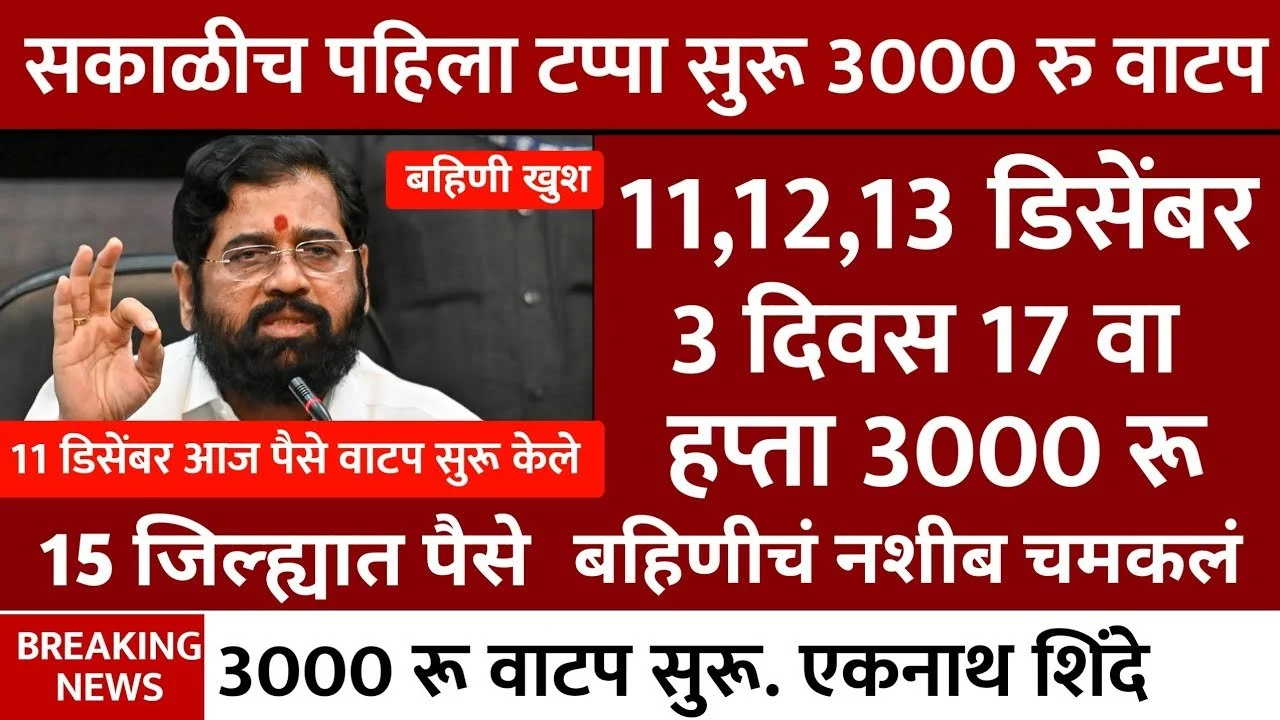 Ladki Bahin Yojana 17th Installment Release