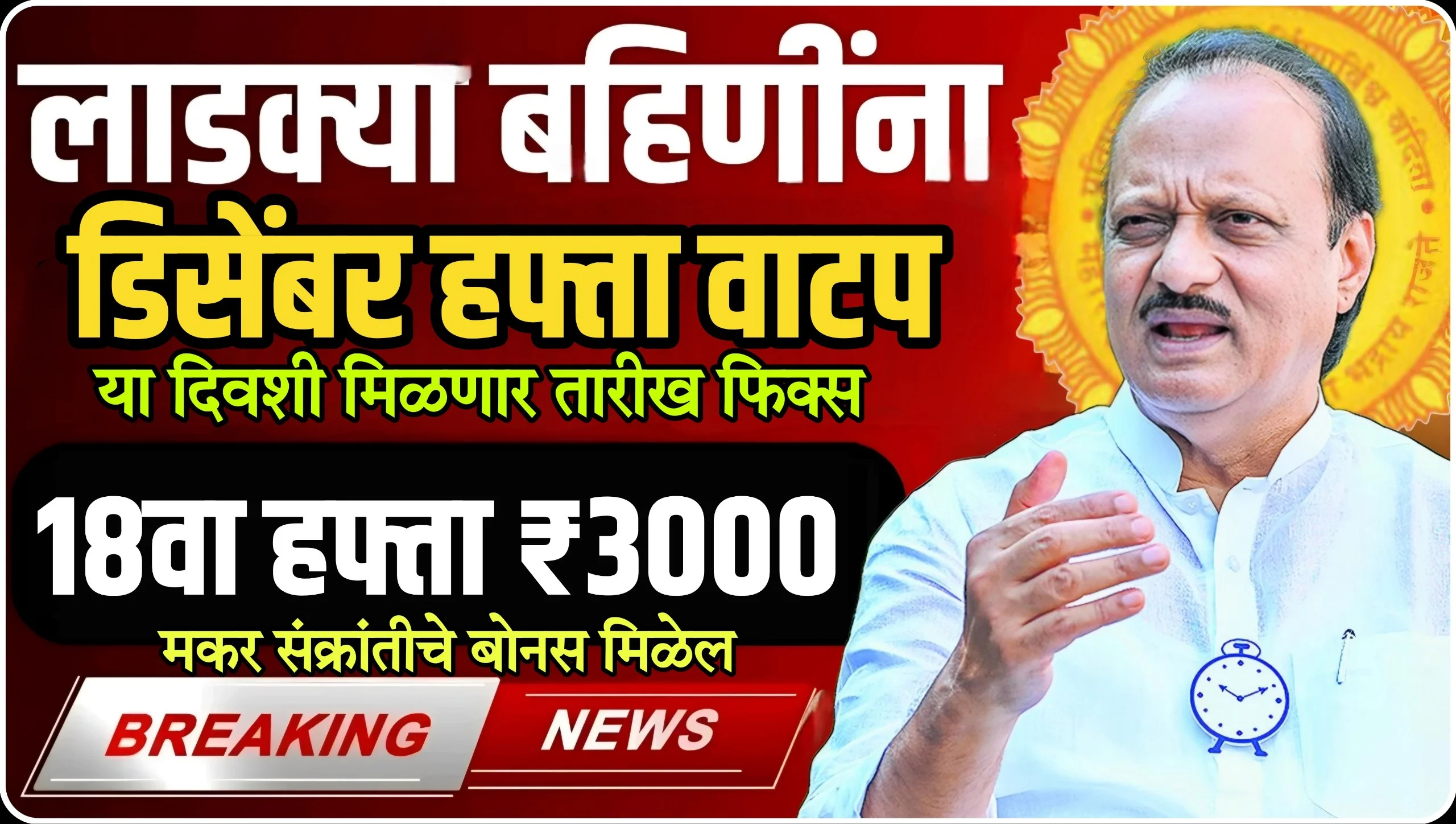 Ladki Bahin Yojana December Installment Date