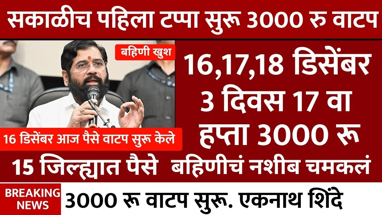 Ladki Bahin Yojana November December Installment Out