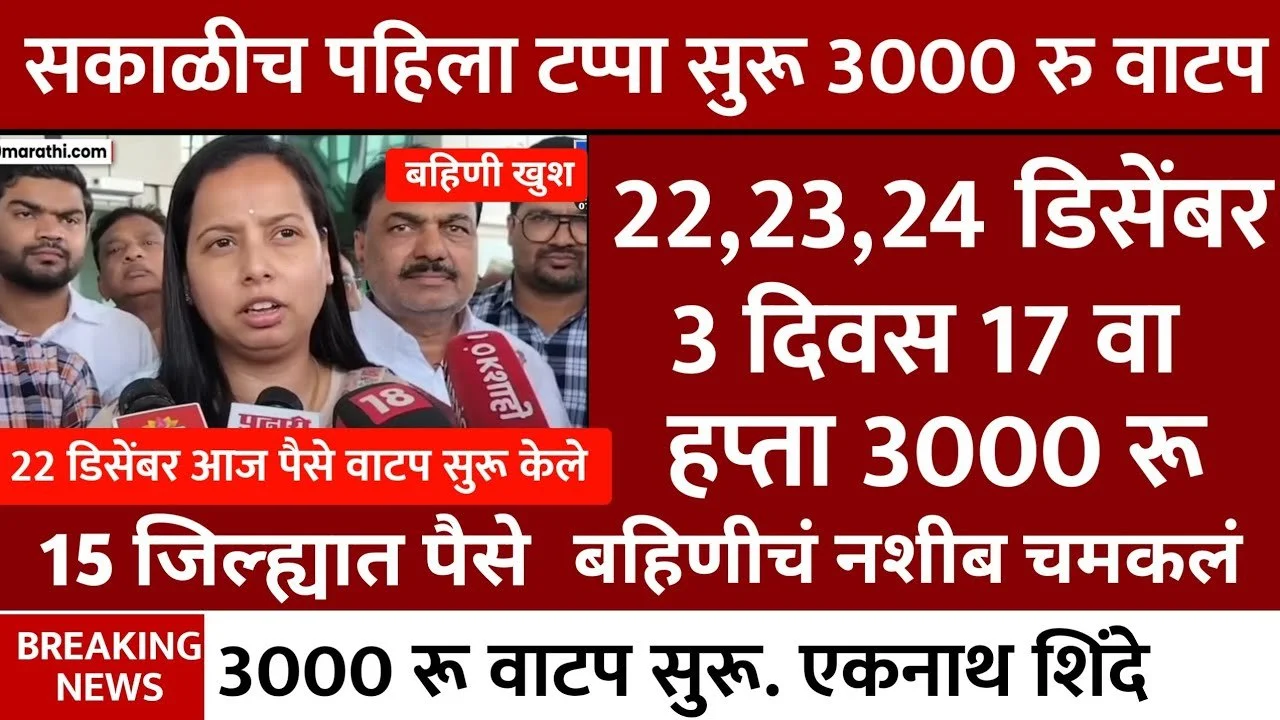 Mazi Ladki Bahin Yojana 17th Installment Release