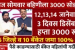 Ladki Bahin Yojana 18th Kist Date